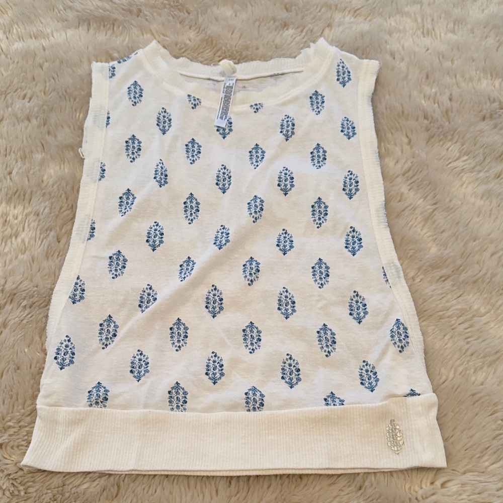 FP Movement White Knit Top